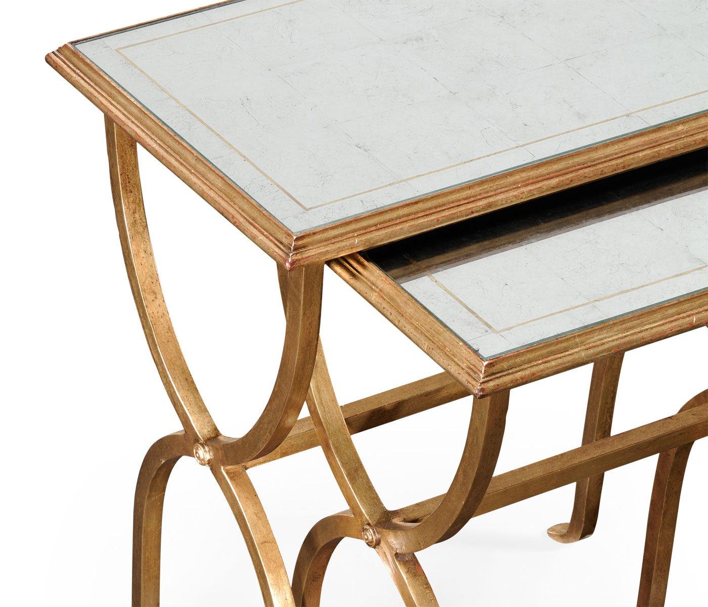 Nest of Tables Horseshoe - Gilded