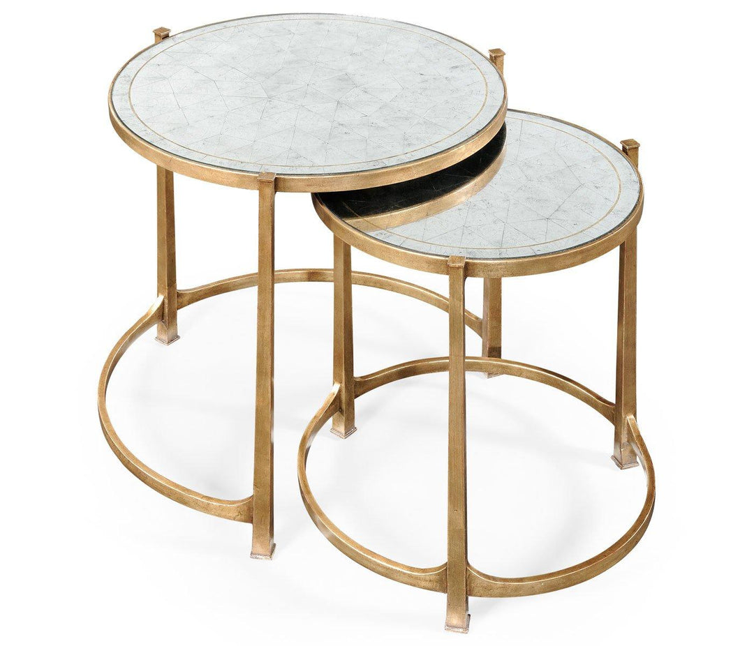 Round Nest of Tables Contemporary - Bronze