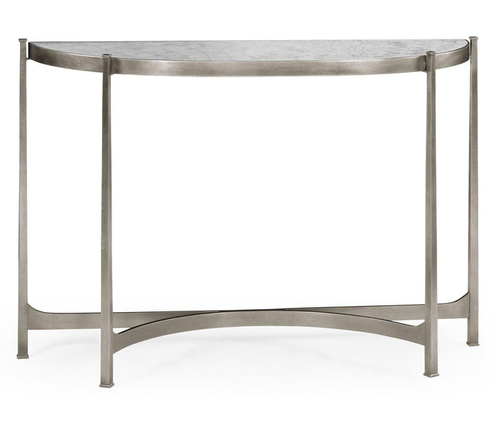 Large Demilune Console Table Contemporary