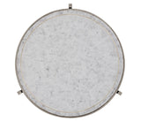 Large Round Lamp Table Contemporary in Eglomise - Gilded