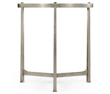 Large Round Lamp Table Contemporary in Eglomise - Gilded