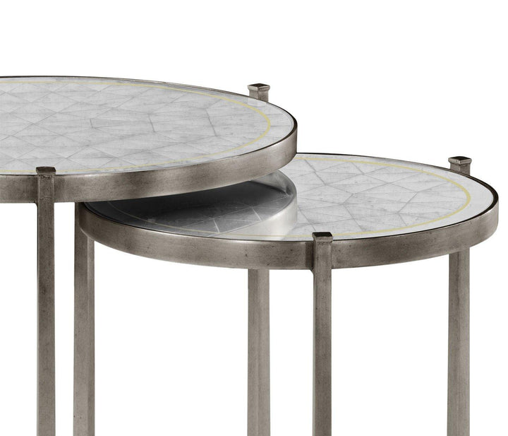 Round Nest of Tables Contemporary - Bronze