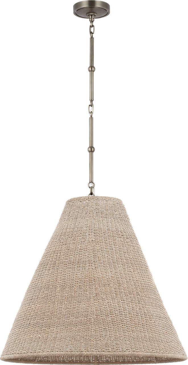 Goodman Large Hanging Lamp -riippuvalaisin — Thomas O'Brien for Visual Comfort & Co. yksityiskohta