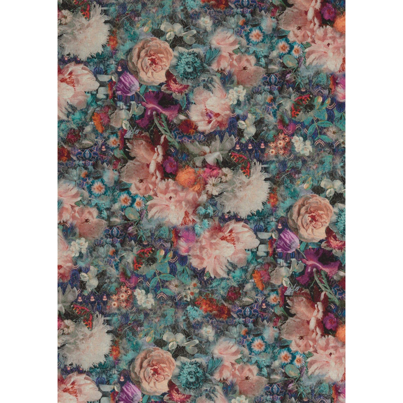 royal garden linen tyg – mönsterbild