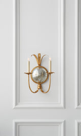 Gramercy Double Vägglampa — Chapman & Myers for Visual Comfort & Co. miljöbild
