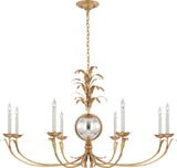 Gramercy Grande Wide Chandelier — Chapman & Myers for Visual Comfort & Co. — Gilded Iron