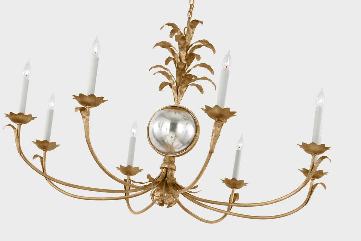 Gramercy Grande Wide Chandelier — Chapman & Myers for Visual Comfort & Co. detail