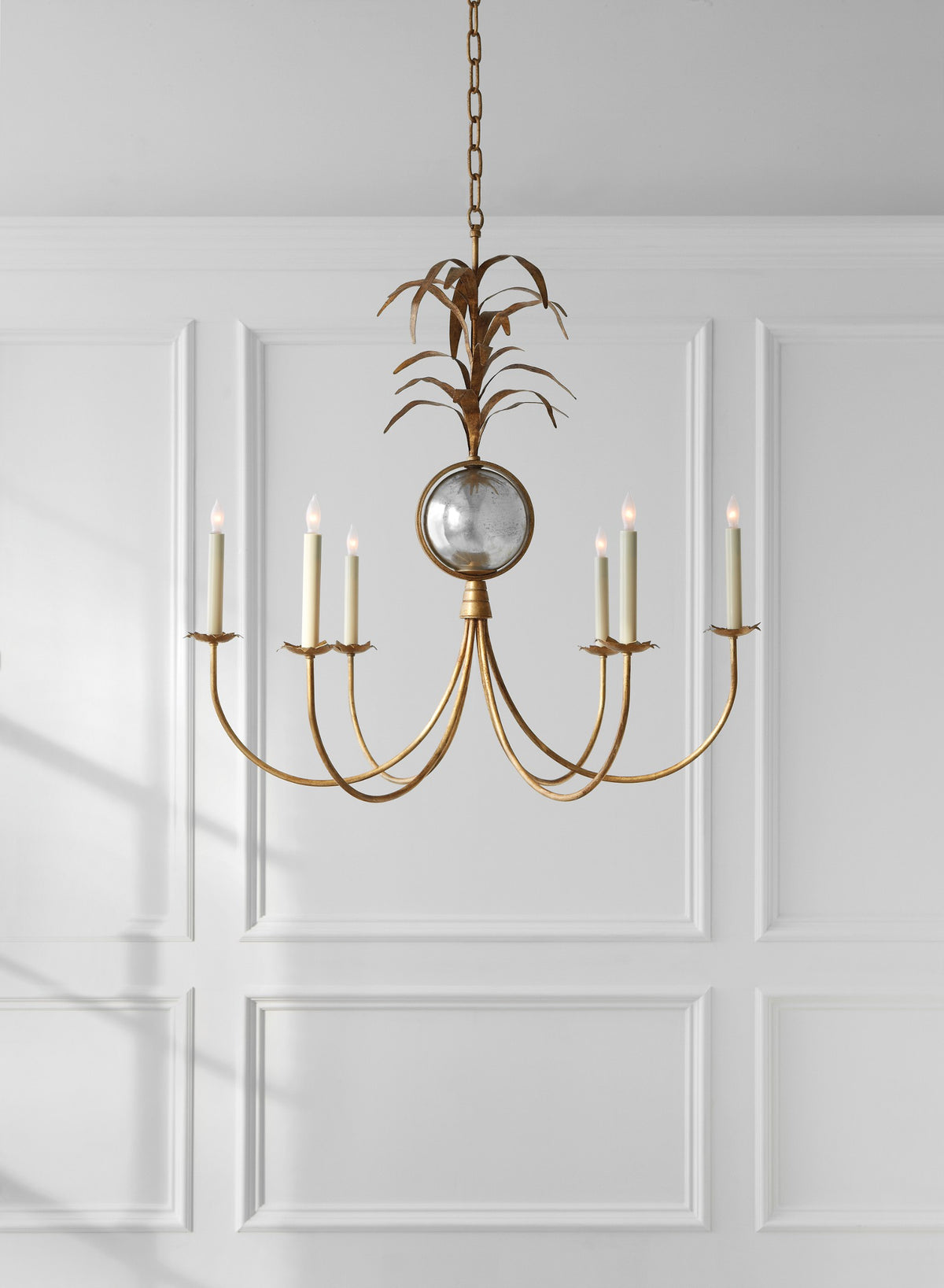 Gramercy Medium Chandelier — Chapman & Myers for Visual Comfort & Co. room setting