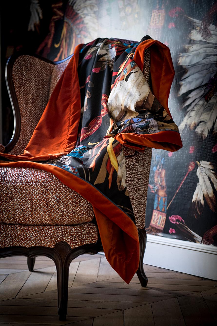 Grand Canyon room setting — Pierre Frey wallpaper