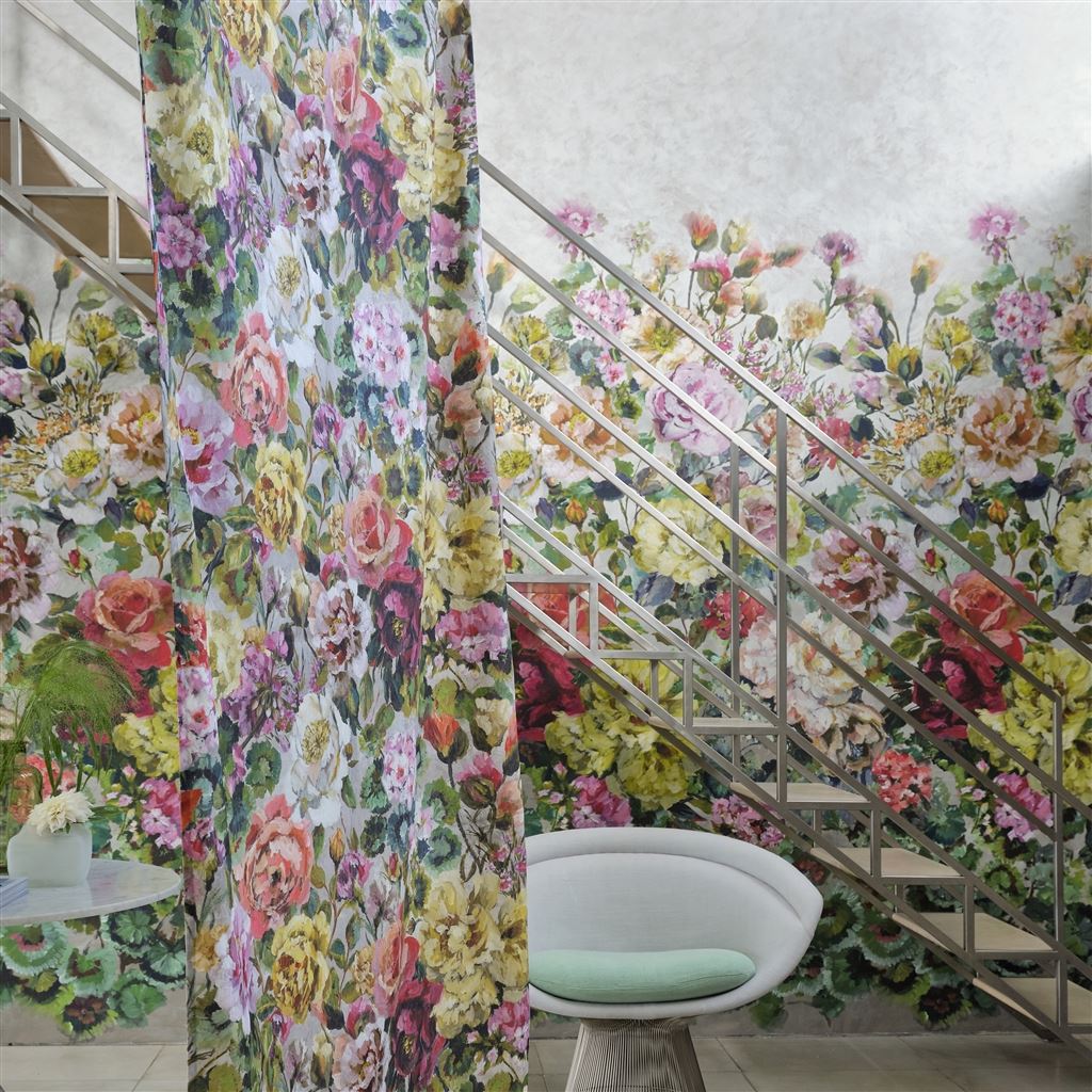 Grandiflora Rose Tyg — Designers Guild i miljö