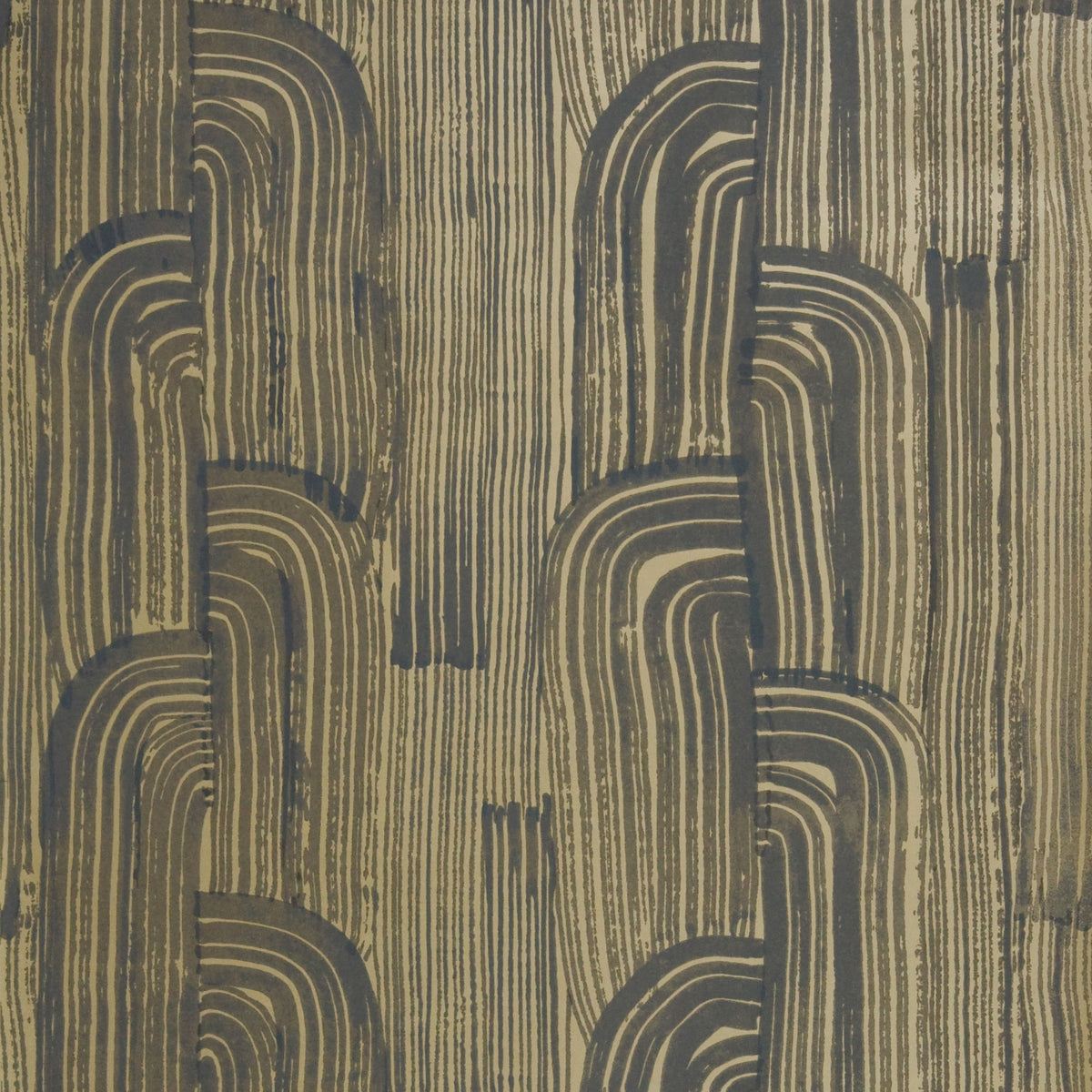 Crescent Ebony/Gold — Kelly Wearstler tapet