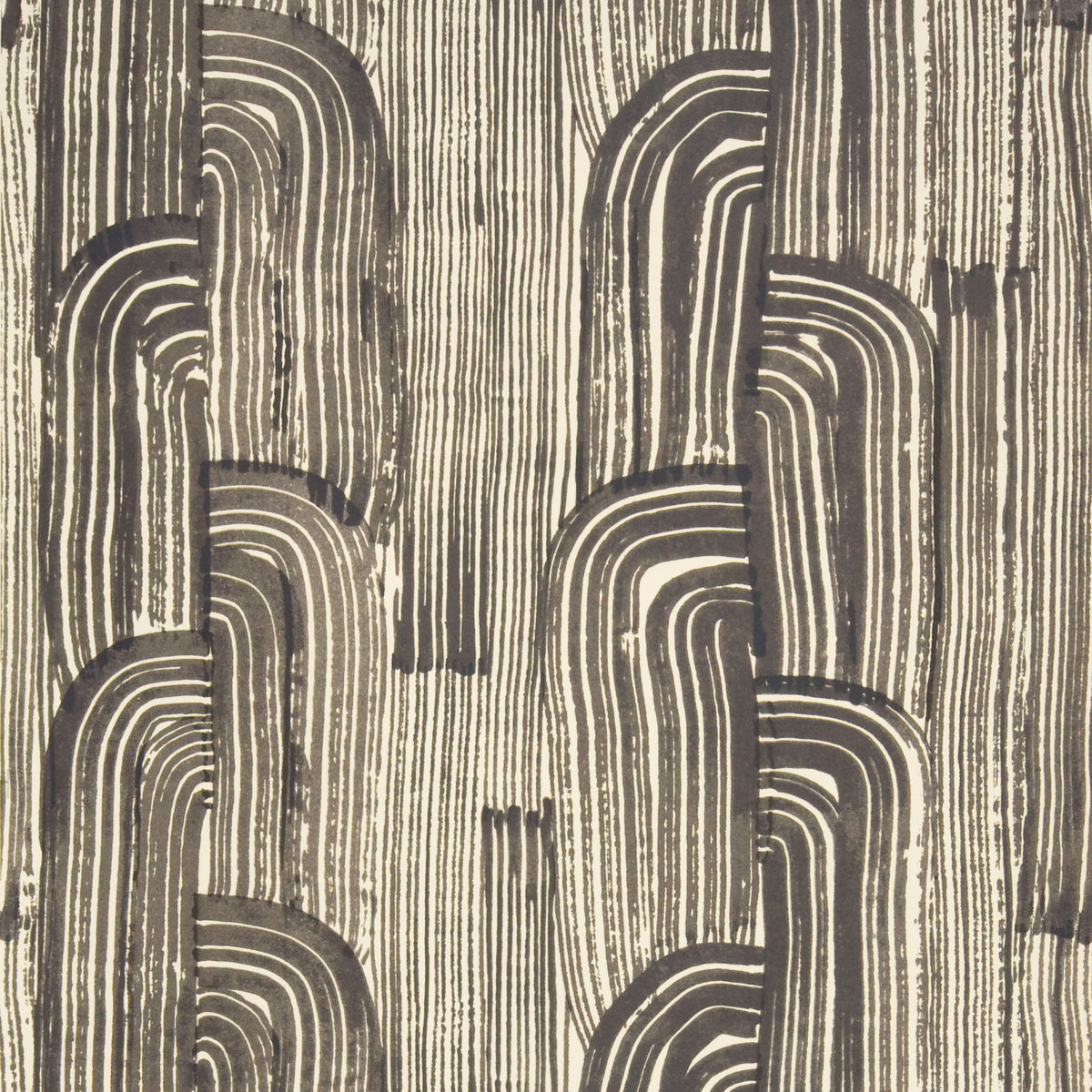 Crescent Ebony/Cream — Kelly Wearstler tapet
