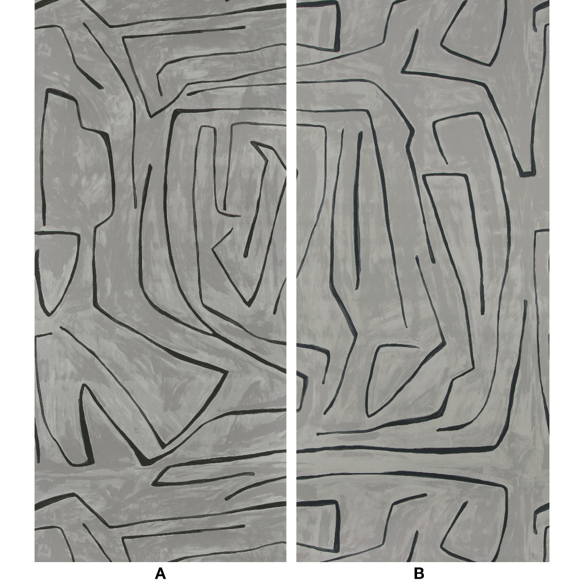Graffito Graphite — Kelly Wearstler tapet