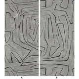 Graffito Graphite — Kelly Wearstler tapet