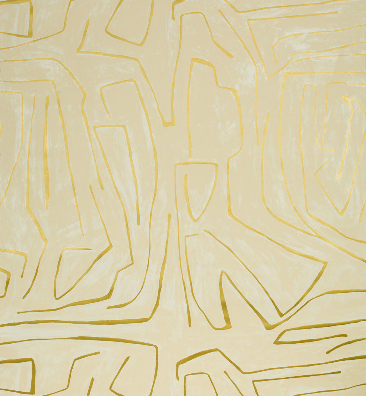 Graffito Ivory/Gold — Kelly Wearstler tapet