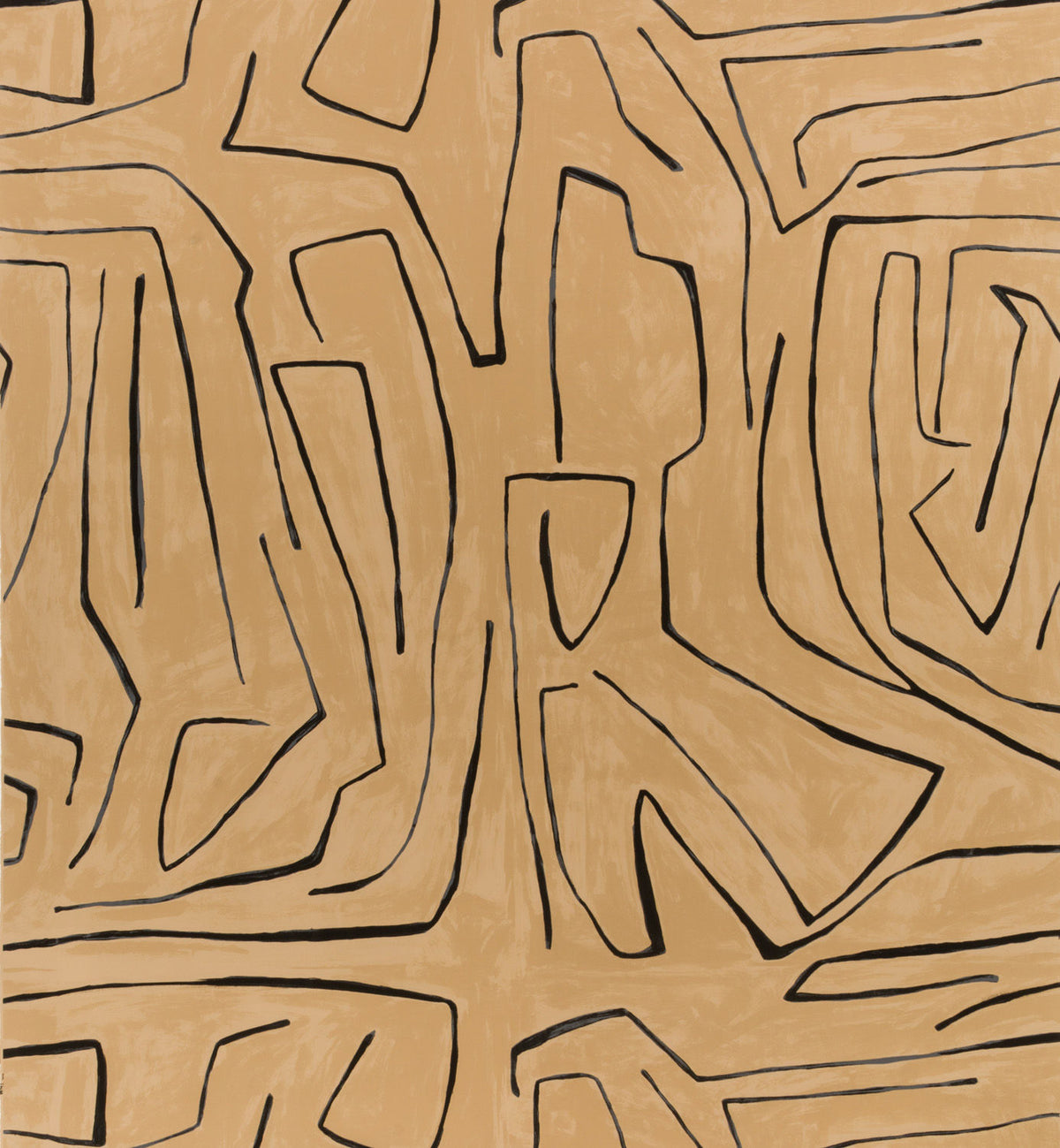 Graffito Sand/Black — Kelly Wearstler tapet