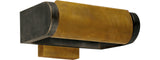 David 7" Art Light Tavelbelysning — Thomas O'Brien for Visual Comfort & Co. — Bronze with Hand-Rubbed Antique Brass Shade
