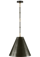 Goodman Takpendel Small — Thomas O'Brien for Visual Comfort & Co. — Bronze and Hand-Rubbed Antique Brass with Bronze Shade