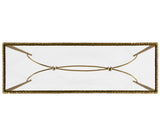 Hammered Console Table in Brass