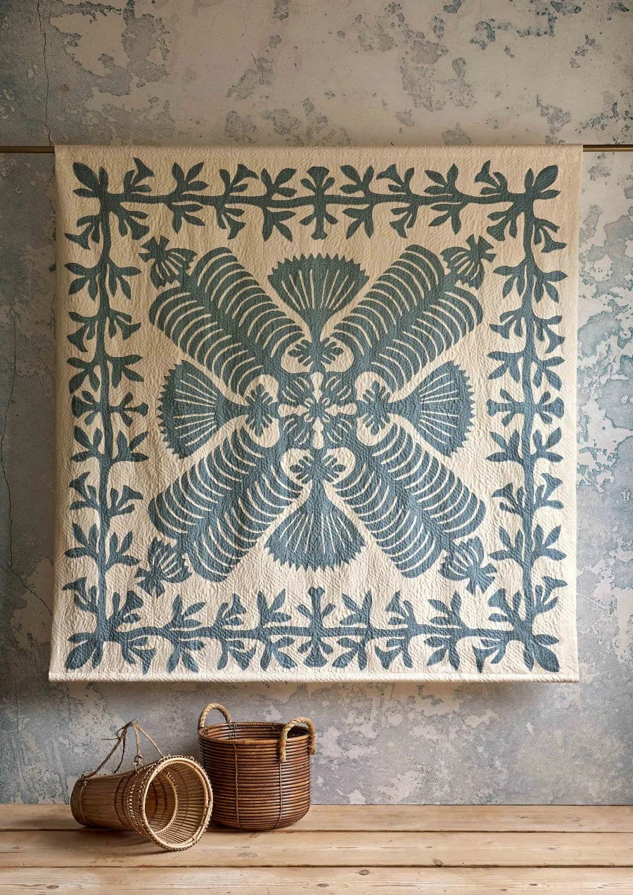 Hawaiian Quilt Bluebird — Lewis & Wood tyg