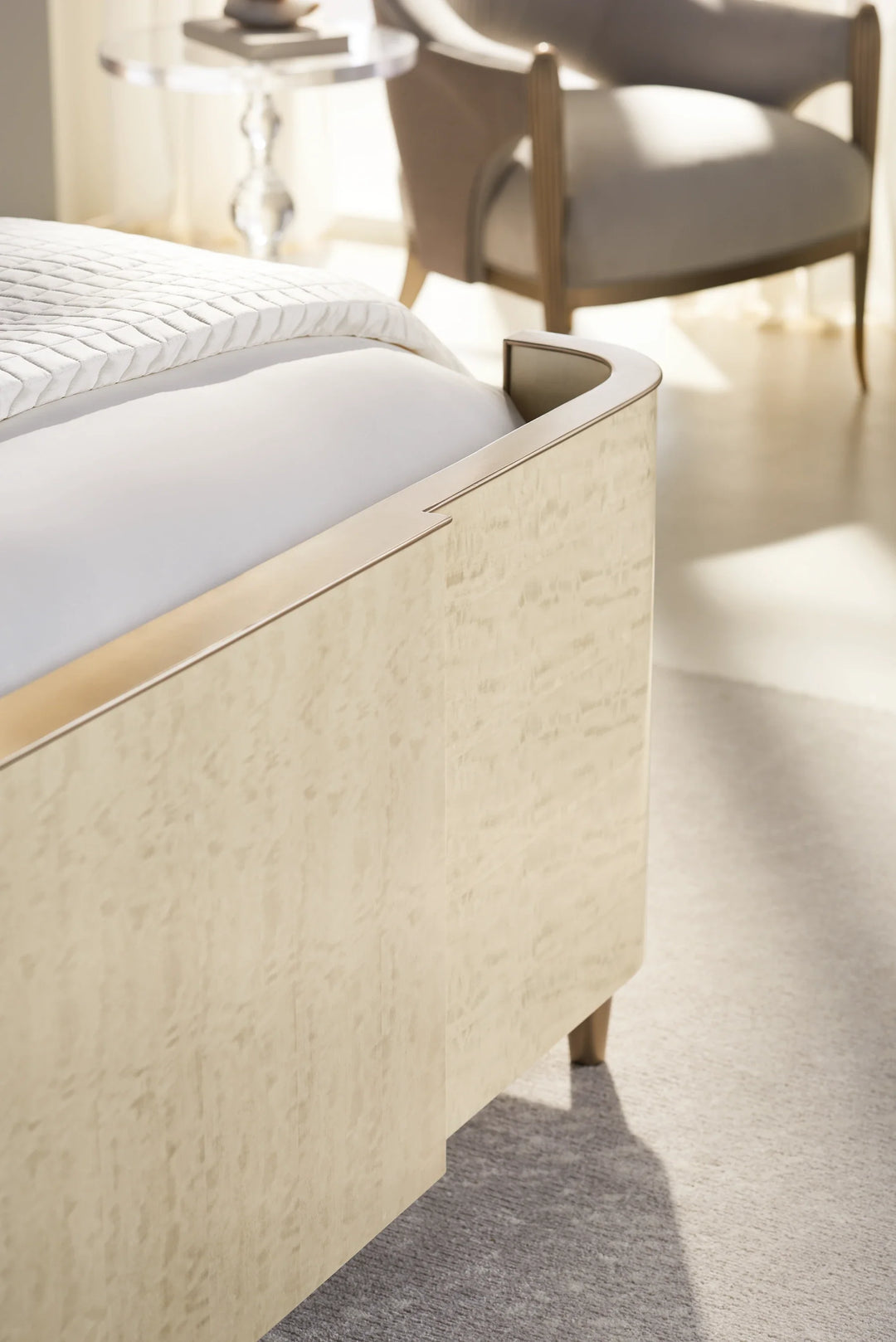 Good As Gold Round Side Table - Caracole