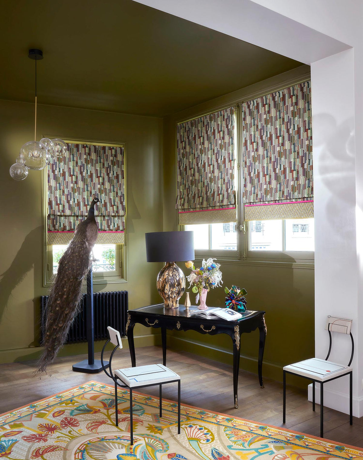 Heka room setting — Pierre Frey fabric