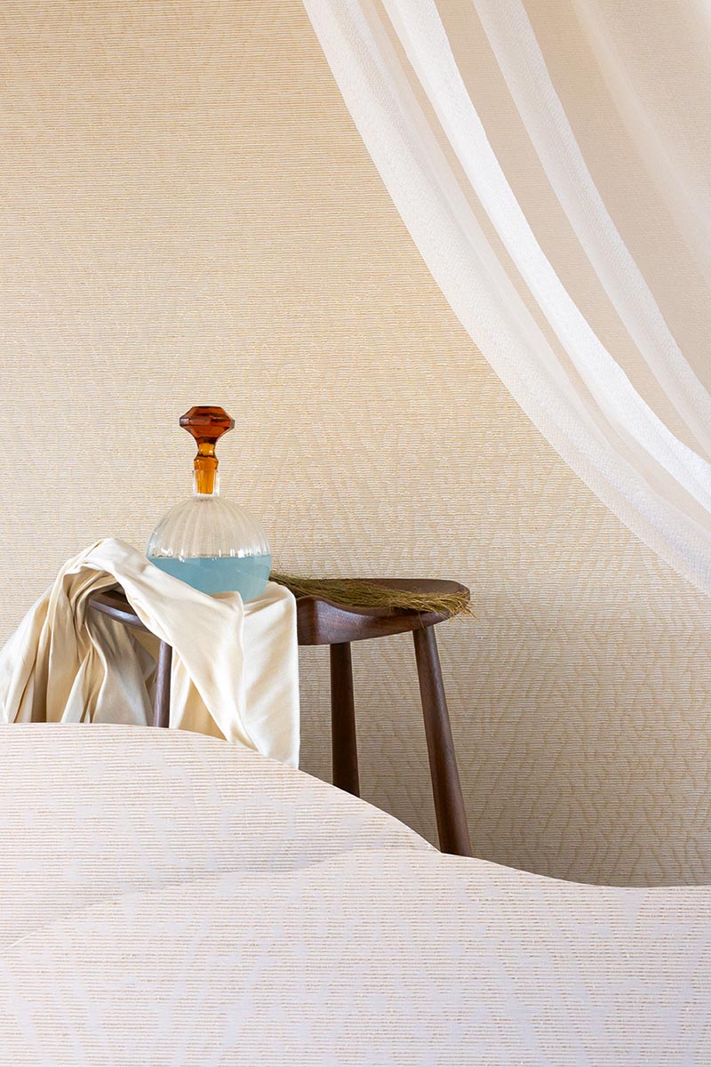 Hemera room setting — Pierre Frey wallpaper