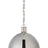 Polished Nickel with White Glass