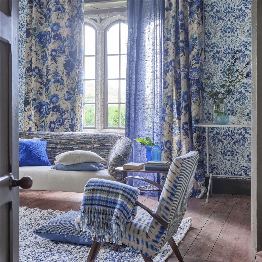 Hirigana Tyg — Designers Guild i miljö