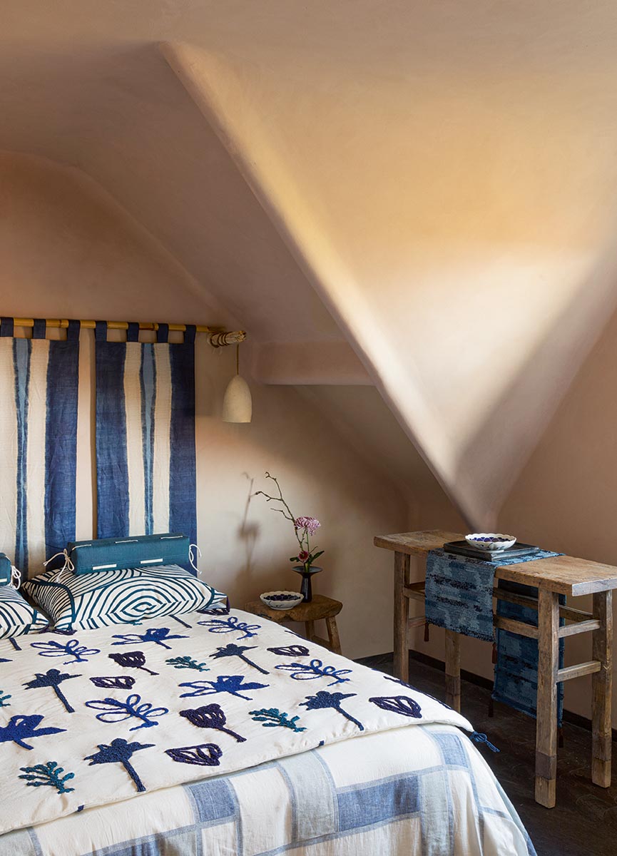 Hitachi room setting — Pierre Frey fabric