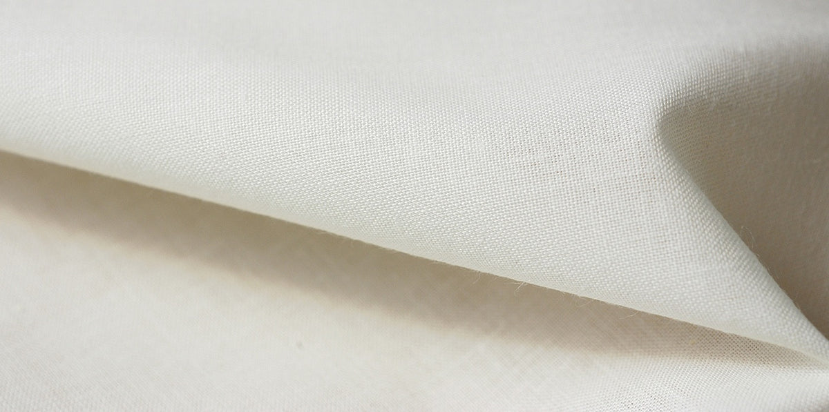 Polybomullsfoder Bas 150 cm Créme (9003) — Houlès gardinfoder