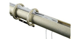 Castel Stång Ø50mm 180cm (vägg-till-vägg) Silver — Castel Houlès