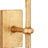 Antique Gold Leaf with Linen Shade