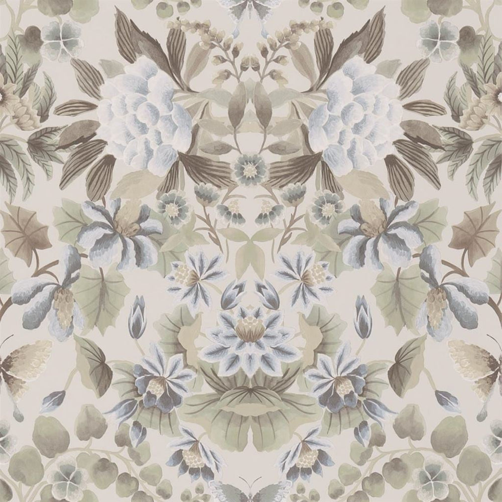 Ikebana Damask Eau de Nil — Designers Guild tapet