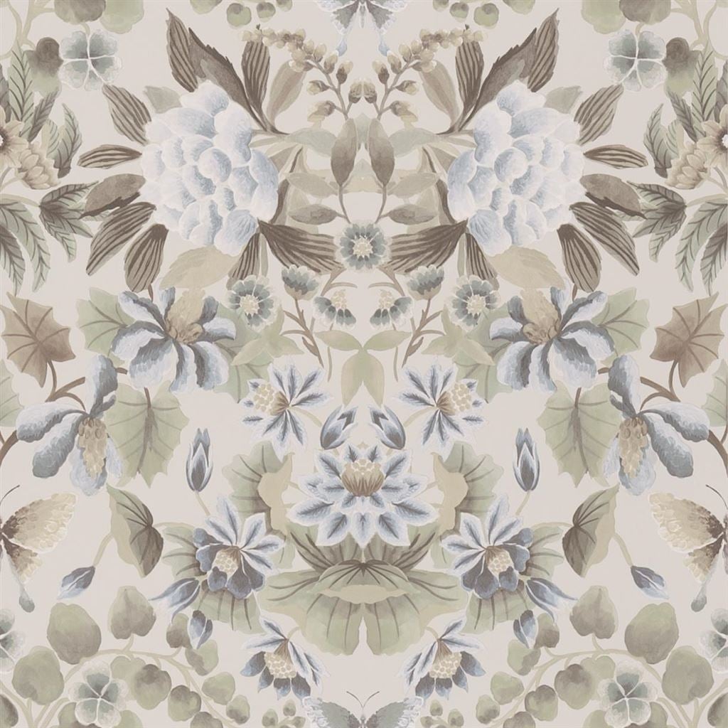 Ikebana Damask Eau de Nil — Designers Guild tapet