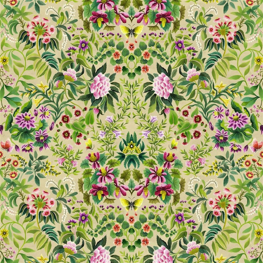 Ikebana Damask Tyg