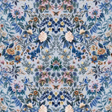 Ikebana Damask Slate Blue — Designers Guild tapet