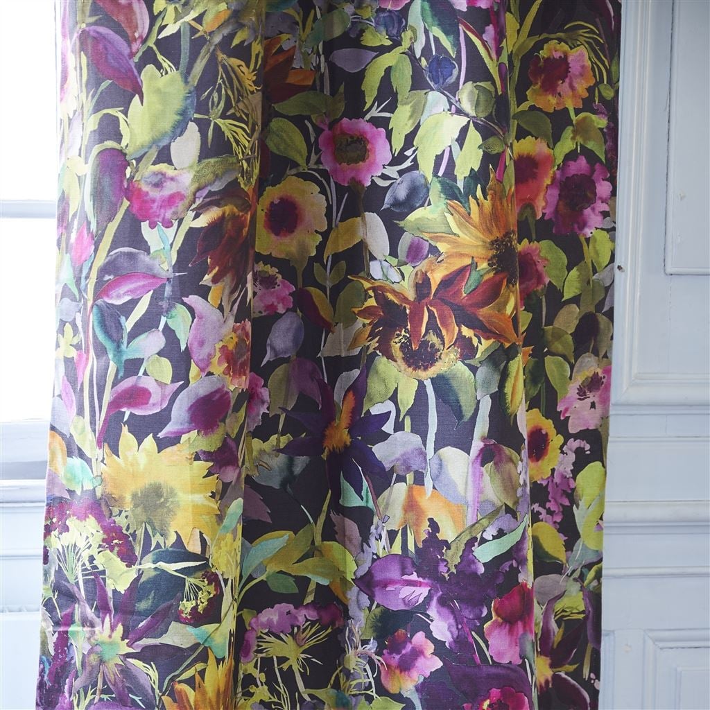 Indian Sunflower Tyg — Designers Guild i miljö