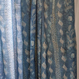 Indigo Floral Tyg — Designers Guild i miljö