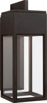 Irvine Medium Bracketed Wall Utomhuslampa — Chapman & Myers for Visual Comfort & Co. — Bronze with Clear Glass