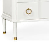 Chest of 3 Drawers Painted Ivory