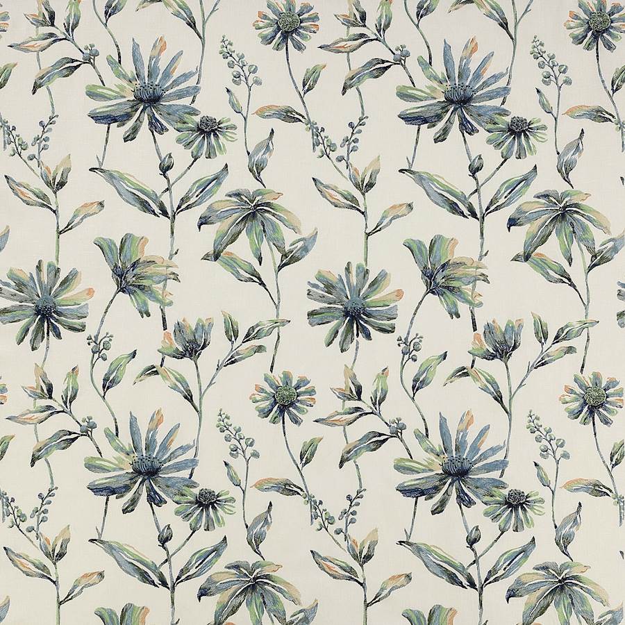 Floris Soft Blue — Jane Churchill tyg