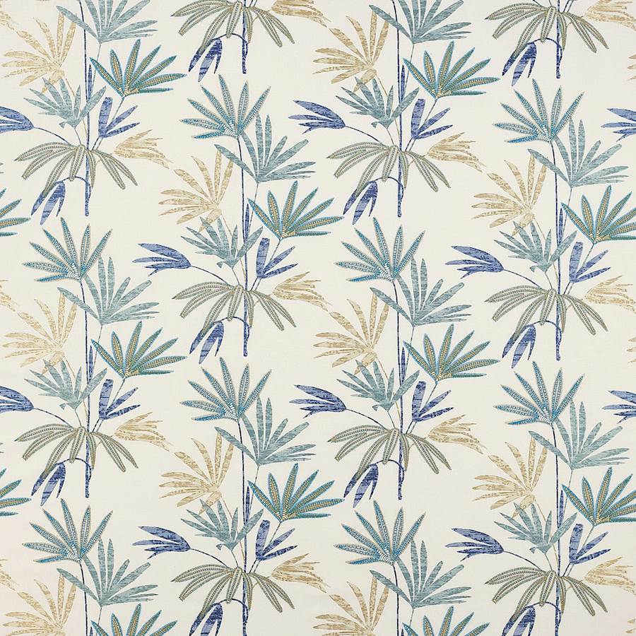Bamboo Palm Blue — Jane Churchill tyg