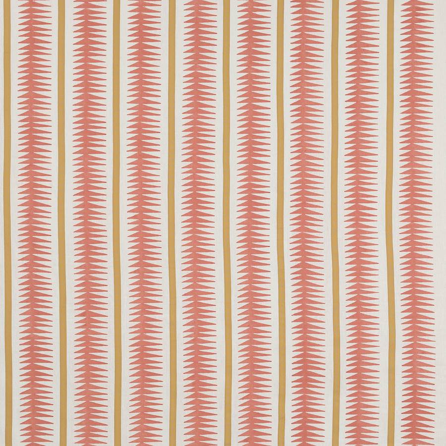 Rae Coral/Ochre — Jane Churchill tyg