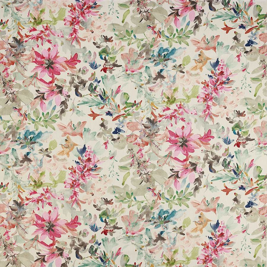 Sibella Pink/Green — Jane Churchill tyg