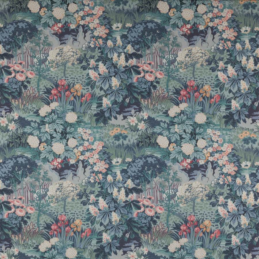 Greenway Blue — Jane Churchill tyg