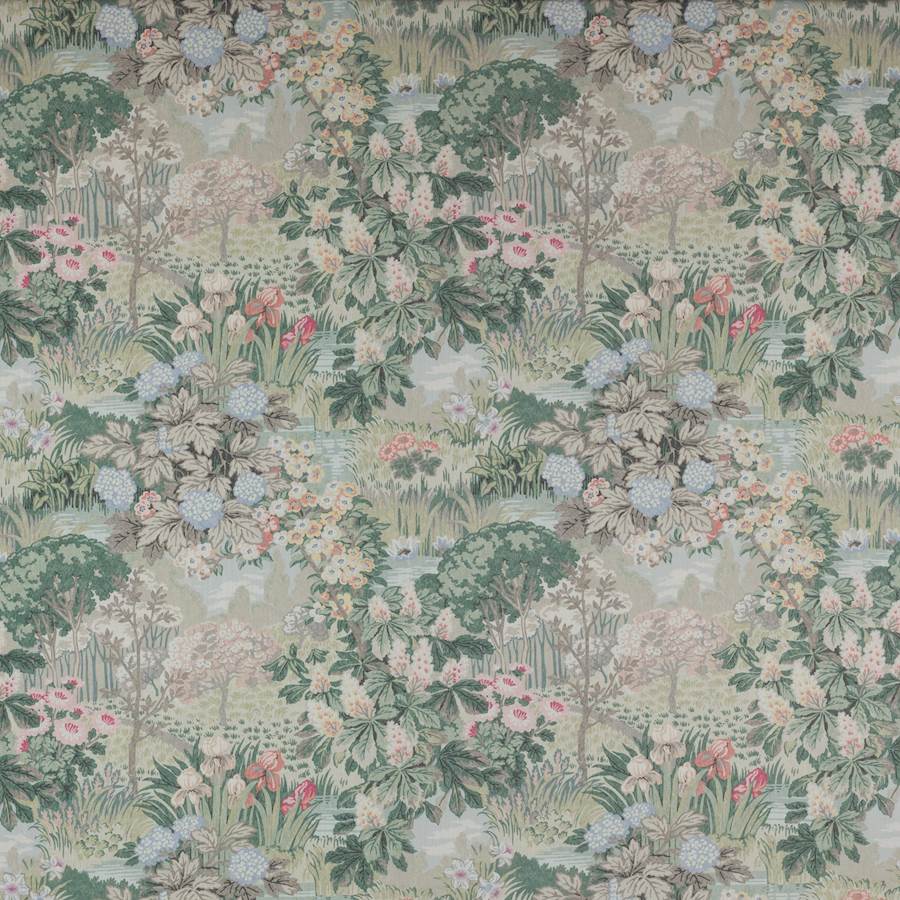 Greenway Soft Green/Pink — Jane Churchill tyg