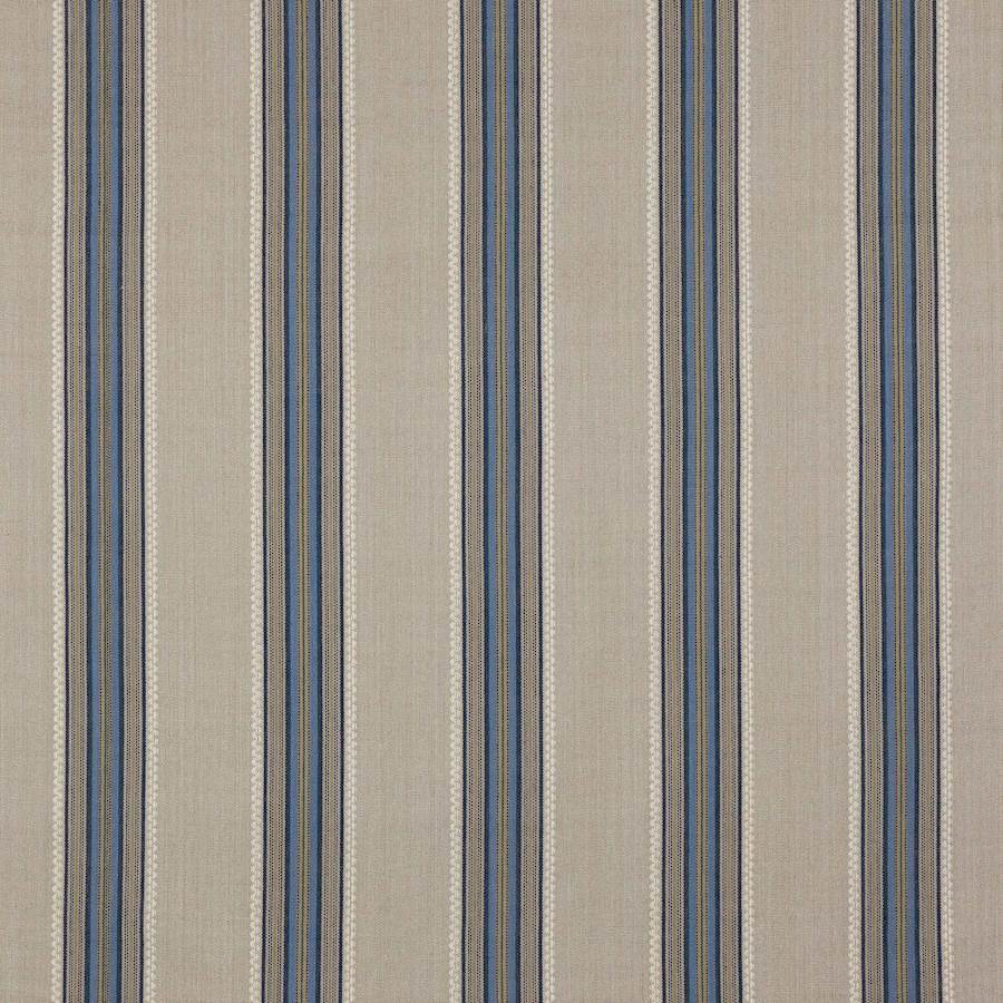 Indus Stripe Blue/Stone — Jane Churchill tyg