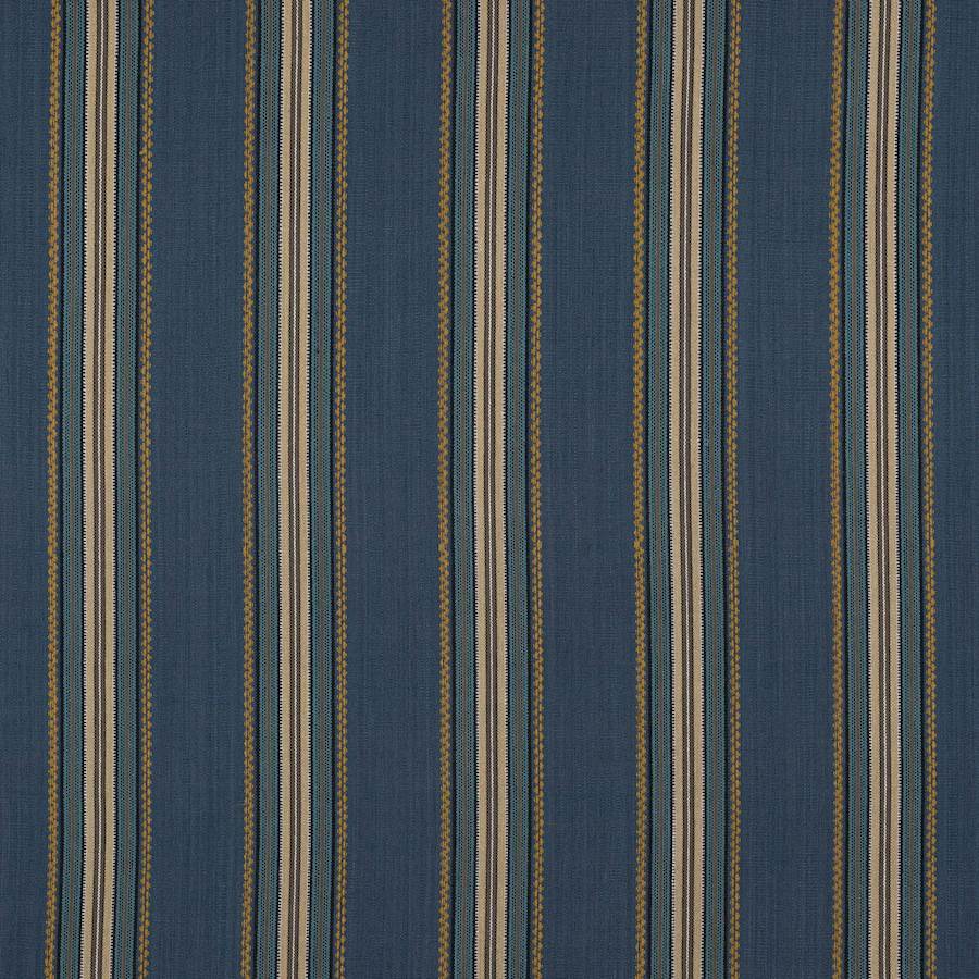 Indus Stripe Cobalt Blue — Jane Churchill tyg