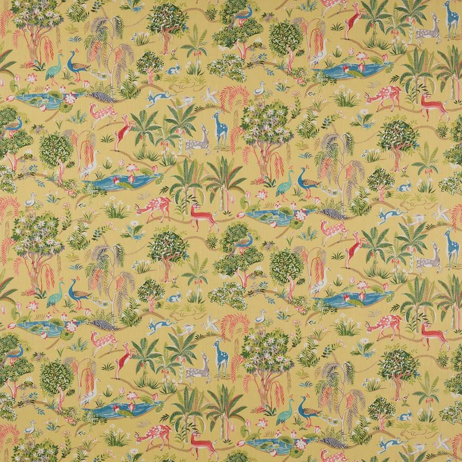 Wildwood Yellow — Jane Churchill tyg